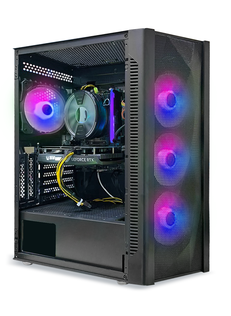Arrow Gaming PC, Intel Core i5-12400F, RTX 4060 8GB Graphics, 16GB RAM, 1TB SSD, 120mm Air Cooler, Windows 11 Pro, Black Case Arrow Gaming PC, Intel Core i5-12400F, RTX 4060 8GB Graphics, 16GB RAM, 1TB SSD, 120mm Air Cooler, Windows 11 Pro, Black Case